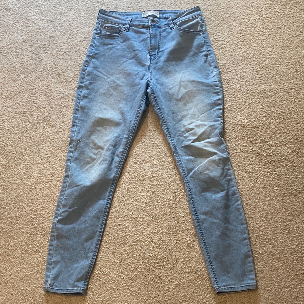 High Rise Light Blue Jeggings - Picture 6 of 7